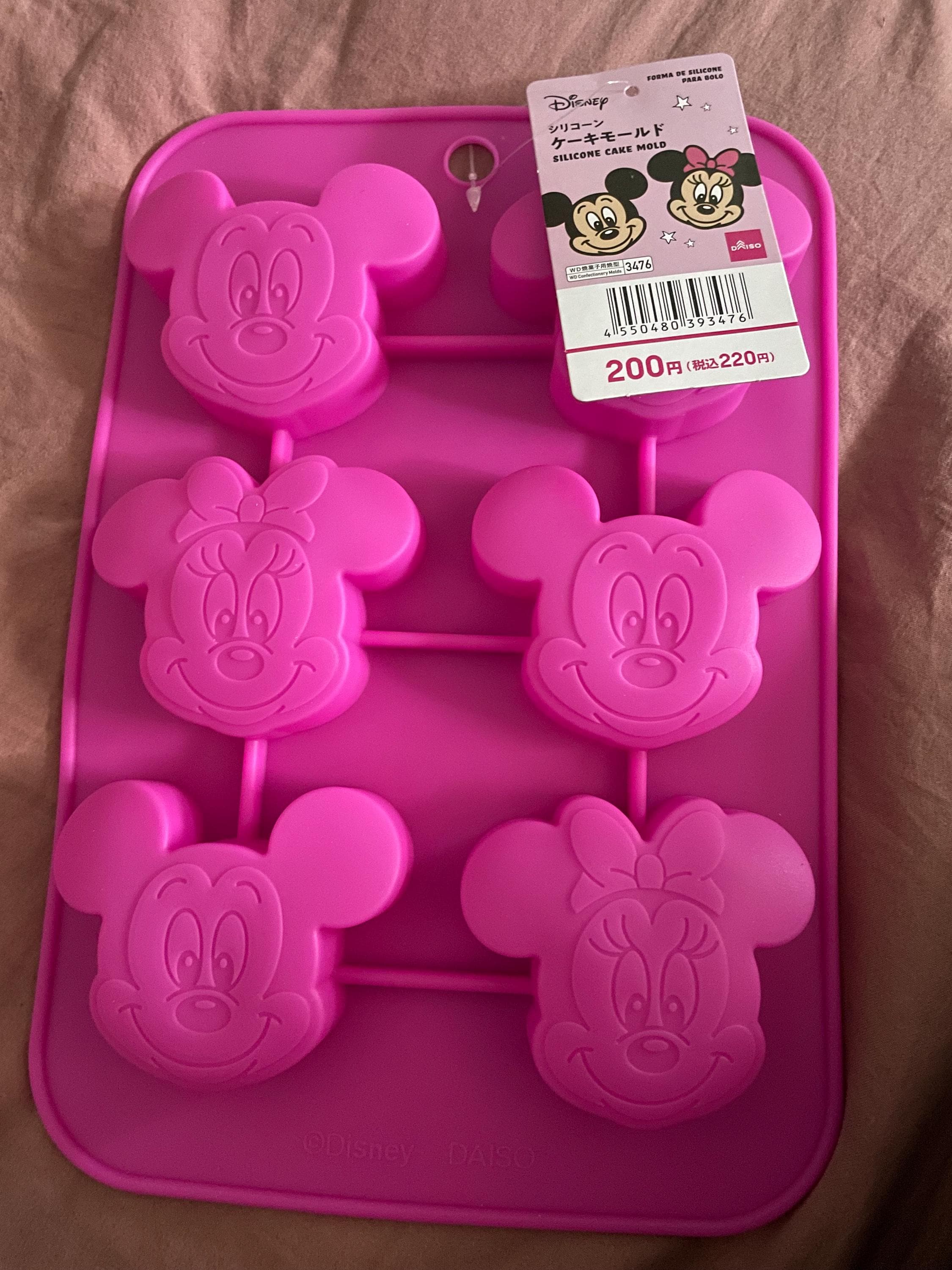 Mickey and Minnie Mouse silicone mold