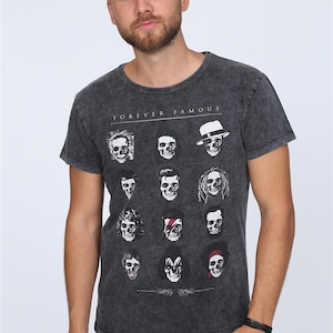 Camisetas calaveras famosos sale