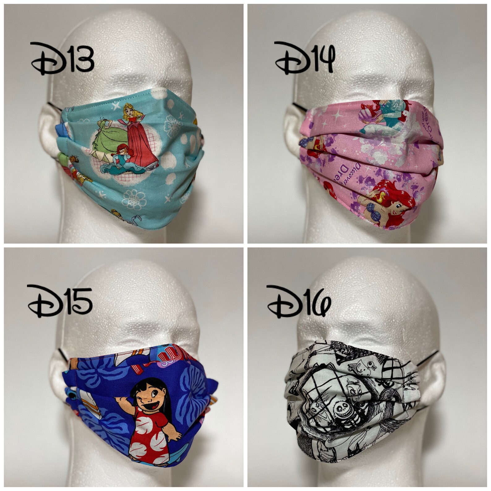 Disney Face Mask Etsy