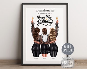 poster for best friend birthday
