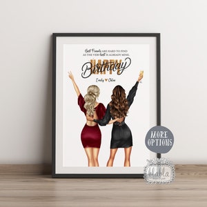 21st Birthday Gift, Friend Gift, Friend Birthday Gift, Best Friend Gift, Friend Gift, Friend Wall Art, Birthday Gift, Personalised Gift