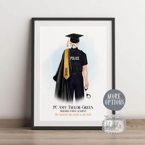 Police Academy Graduation Gift, Police graduation gift, Congratulations On Your Graduation, Police School Gift, Gift for Police Officer image 1