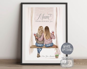Mother's Day Gift, Gift for Mum, Gift for Mother, Personalised Mothers Day Gift, Personalised Gift, Gift for Mom, Family Print