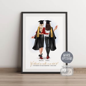 Best Friends Graduation Gift, Personalised Graduation Girls Gift, Friends Graduation Gift High School University Graduation, Congrats Grad