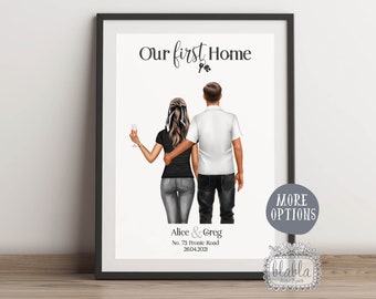 Our First Home Gift, First Home Gift, Couple Personalised Gift, Gift for Husband, Gift for Wife, Valentines Gift, Personalised Gift
