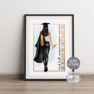 Afstudeercadeau voor haar, cadeau voor afgestudeerde, vrienden afstudeercadeau, klas van 2022, High School University Graduation, Congrats Grad