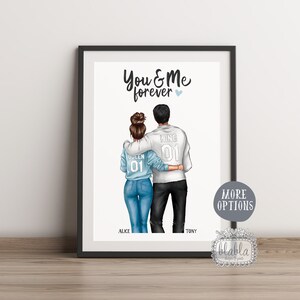 DIGITAL FILE ONLY Personalised Couple Gift, Anniversary Gift, Valentines, Love Quote, Custom Couple Print, Me and You, I love you,
