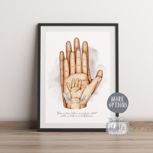 Angel Baby Loss Keepsake Print: Family Memorial Art