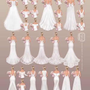 Regalo personalizado para la madre de la novia, retrato artístico personalizado para la madre de la novia, boda personalizada, regalo de boda personalizado imagen 4