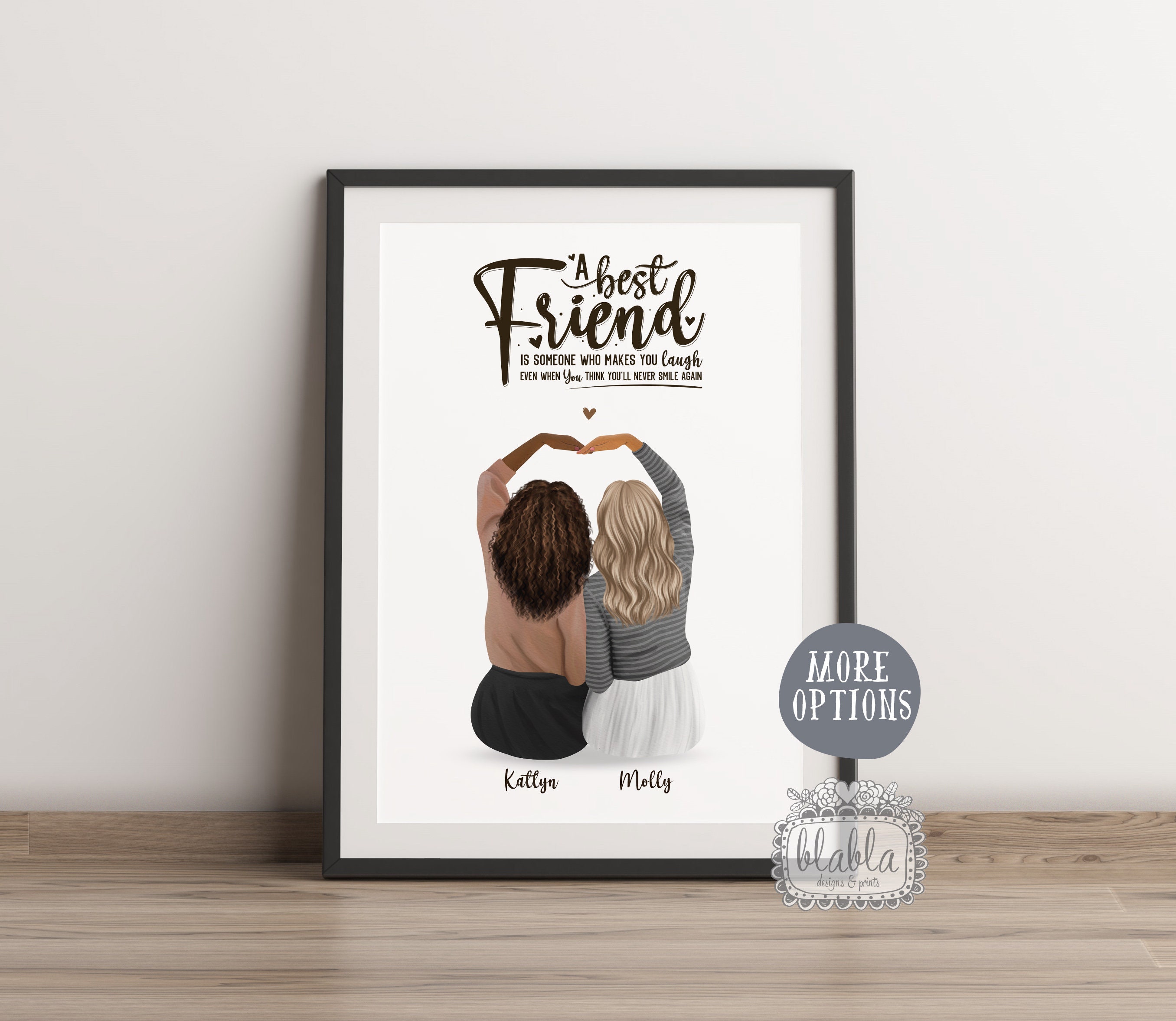 Personalised gift for friend Friend Birthday Gift Best Etsy