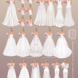 Regalo personalizado para la madre de la novia, retrato artístico personalizado para la madre de la novia, boda personalizada, regalo de boda personalizado imagen 5