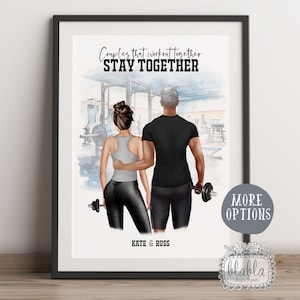 Fitnessstudio paar personalisierte Geschenk, Fitnessstudio Geburtstagsgeschenk, Paar personalisierte Geschenk, Valentinstag Geschenk, Freund personalisierte Geschenk, Valentinstag