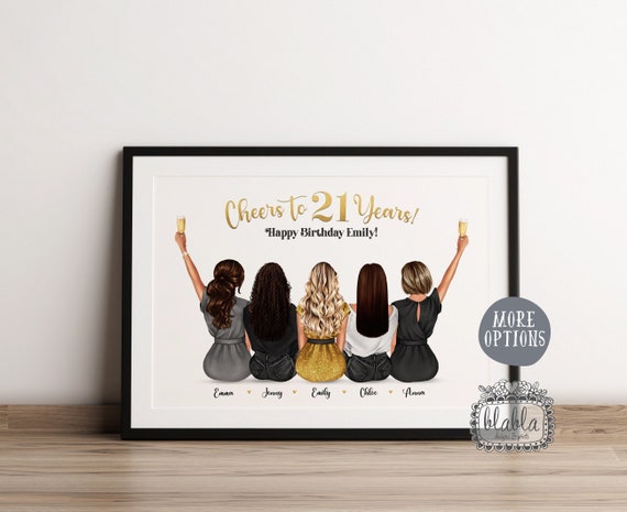 Best Friend Birthday Gifts Sweet 16 Birthday Print Personalized Birthday  Gift Happy 16th Birthday Gift for Her Sister Birthday Gift -  Canada
