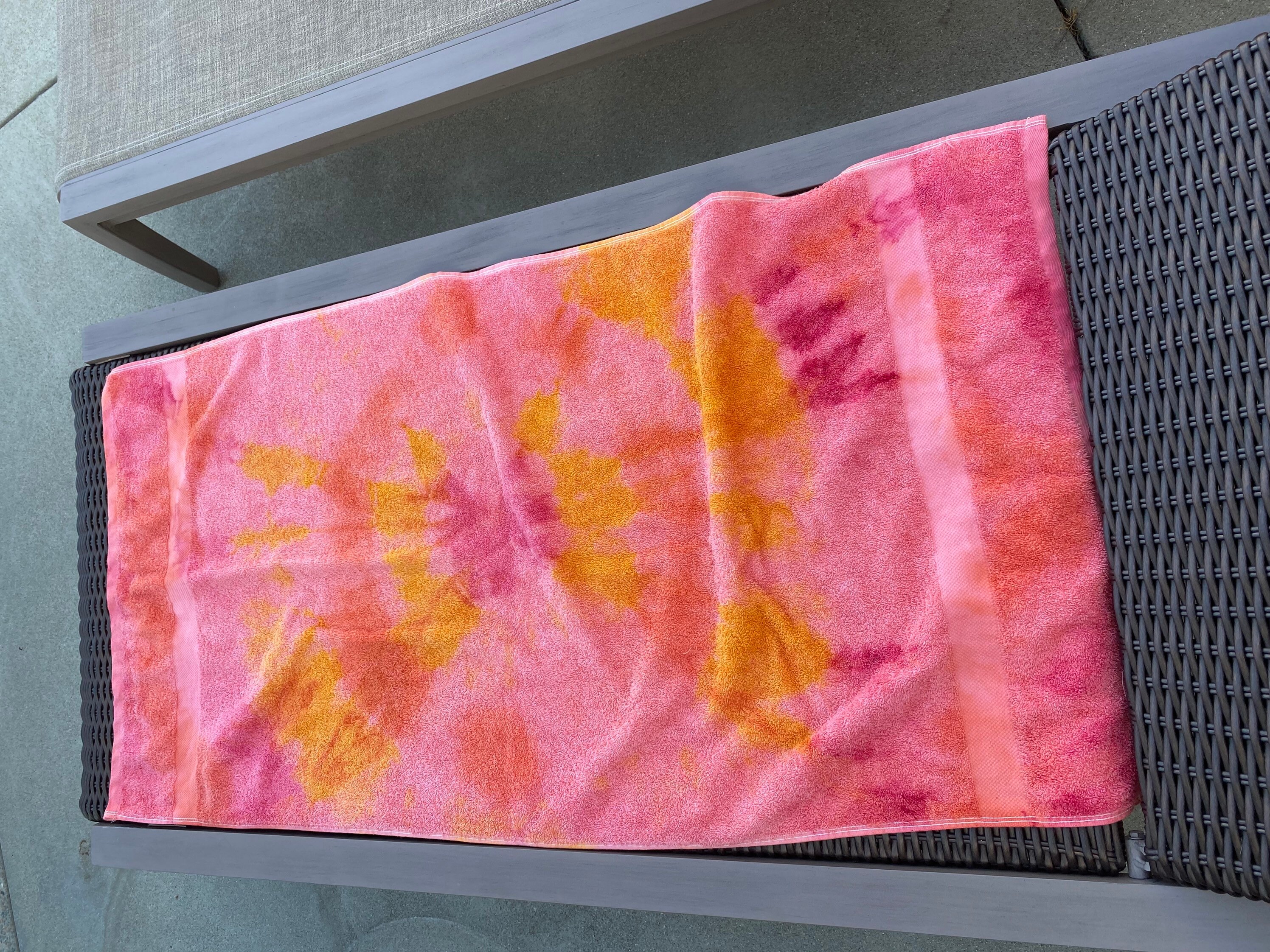 Tie Dye Towel Etsy