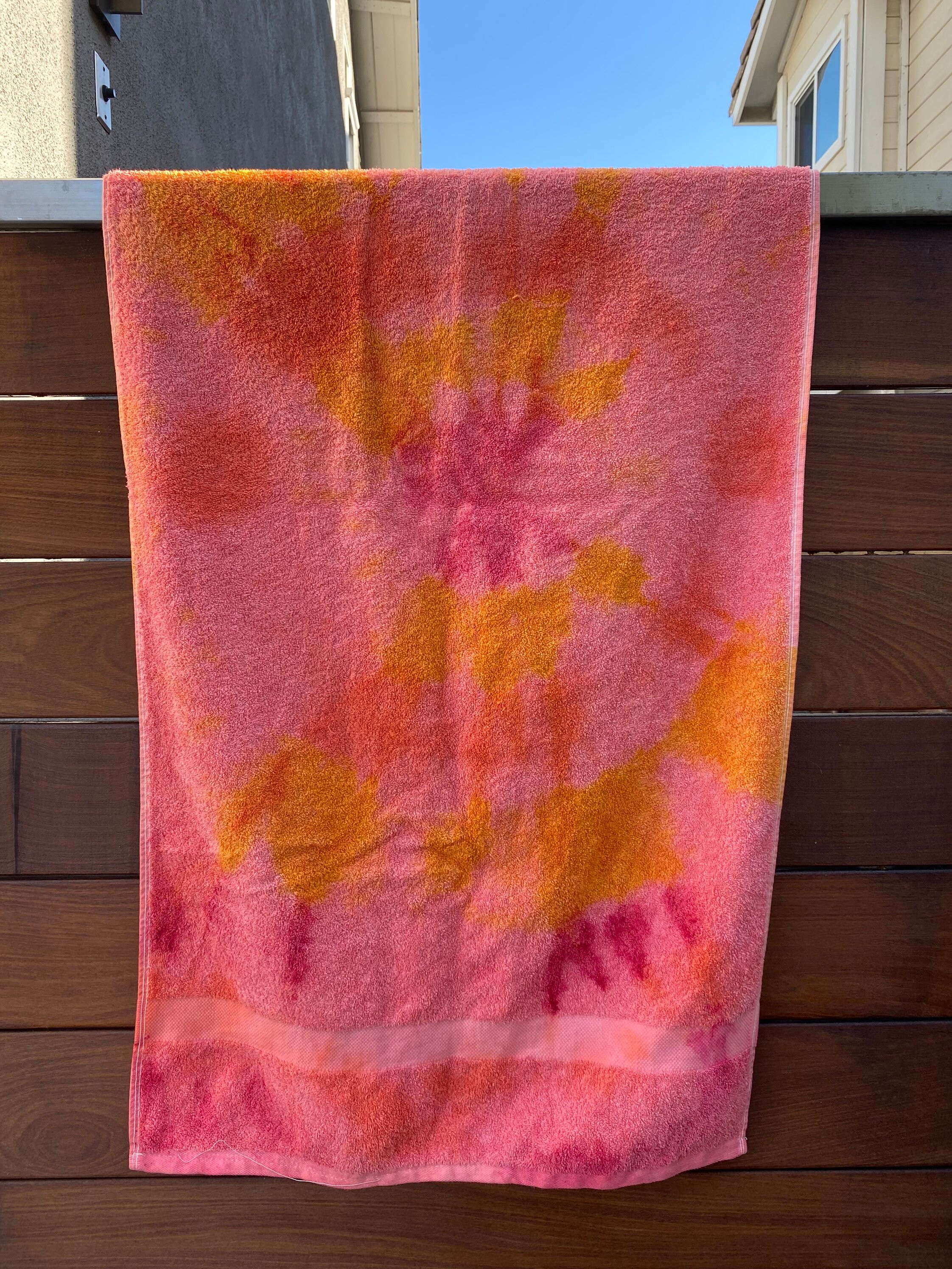 Tie Dye Towel Etsy