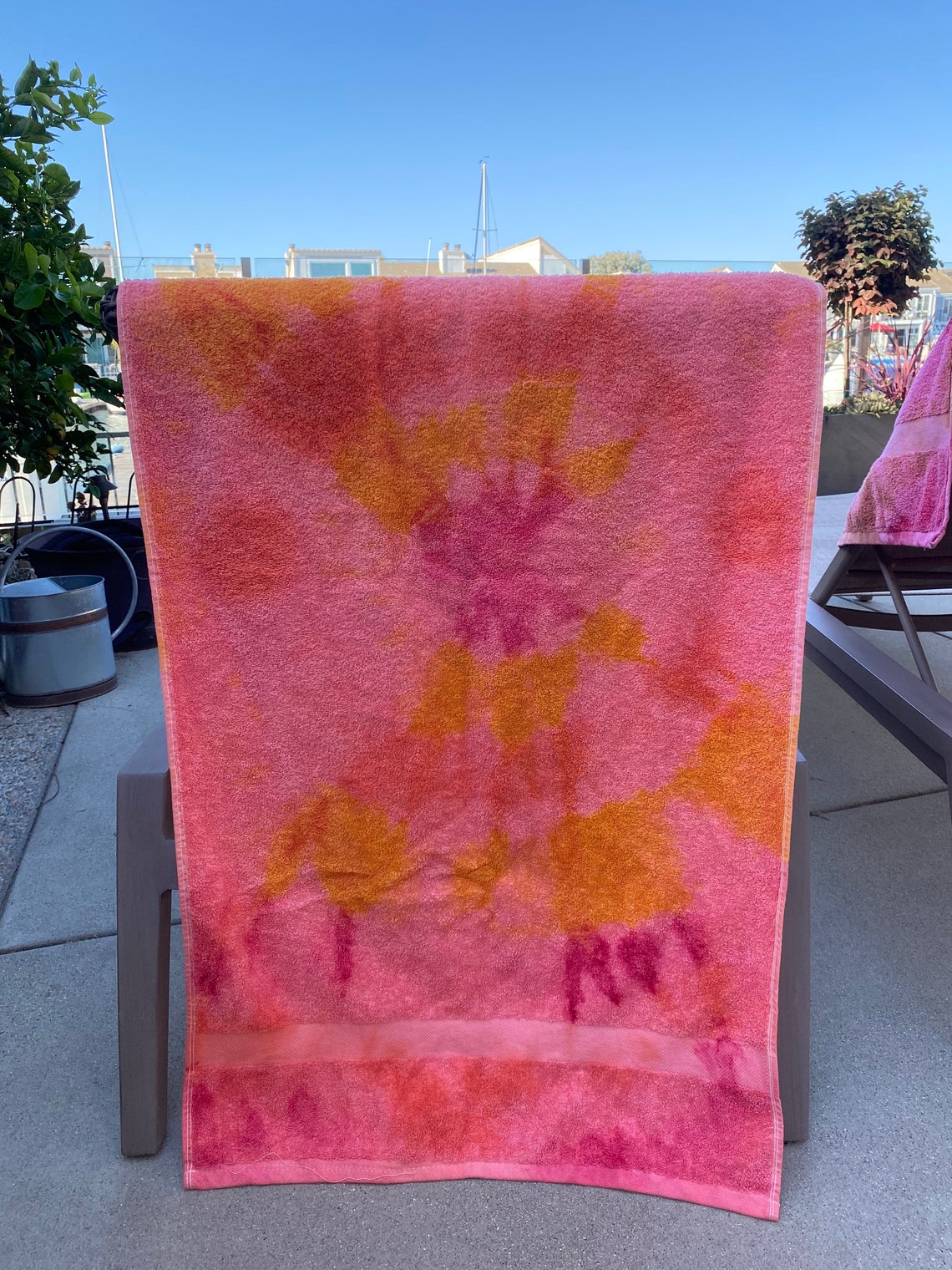 Tie Dye Towel Etsy
