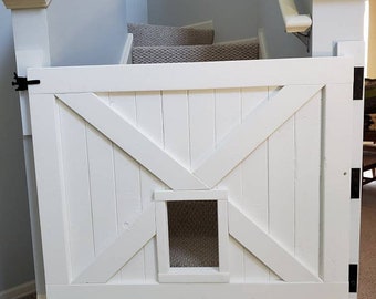 rustic home baby gate