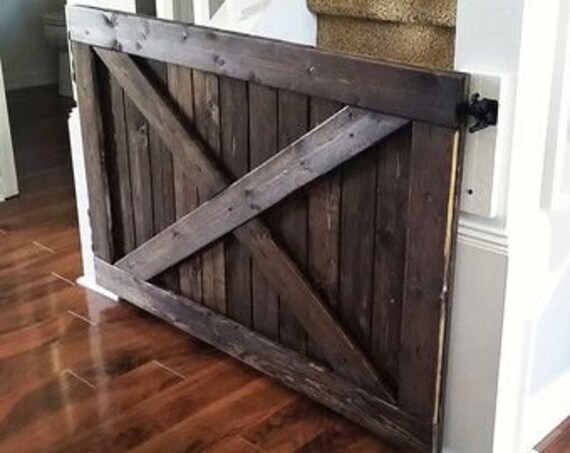 baby gate rustic