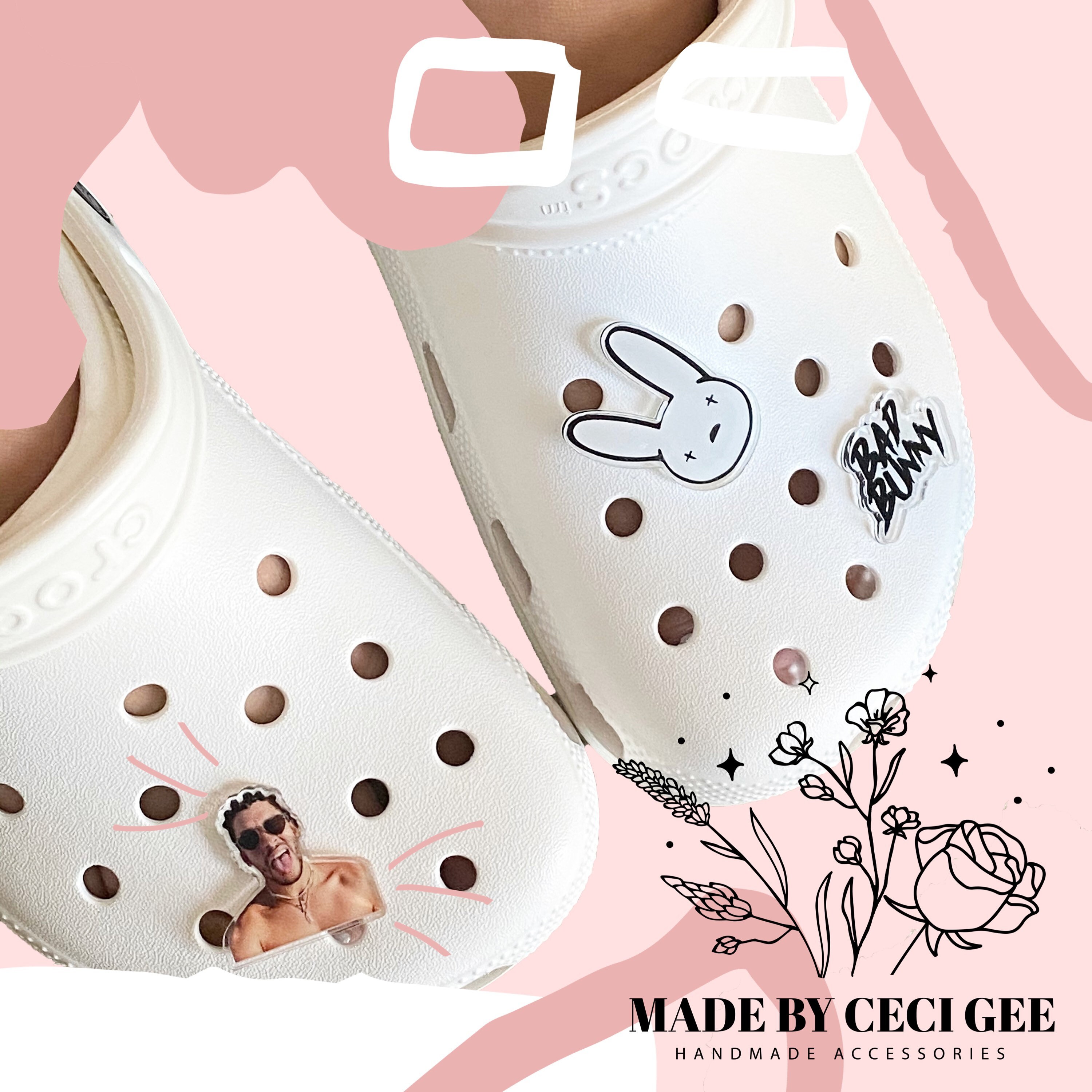 PREORDER Bad Bunny Croc Charm Set Etsy