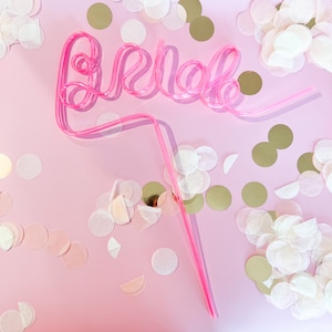 Bride Straw, Bachelorette Decor, Party Favor Ideas, Bachelor, Bridesmaid Gift, Bride accessories, Fun Bachelorette Party Ideas, Bride Decor