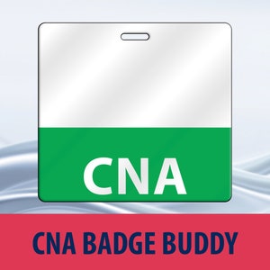 CNA Badge Buddy Plastic Card - FREE SHIPPING- Various Colors!