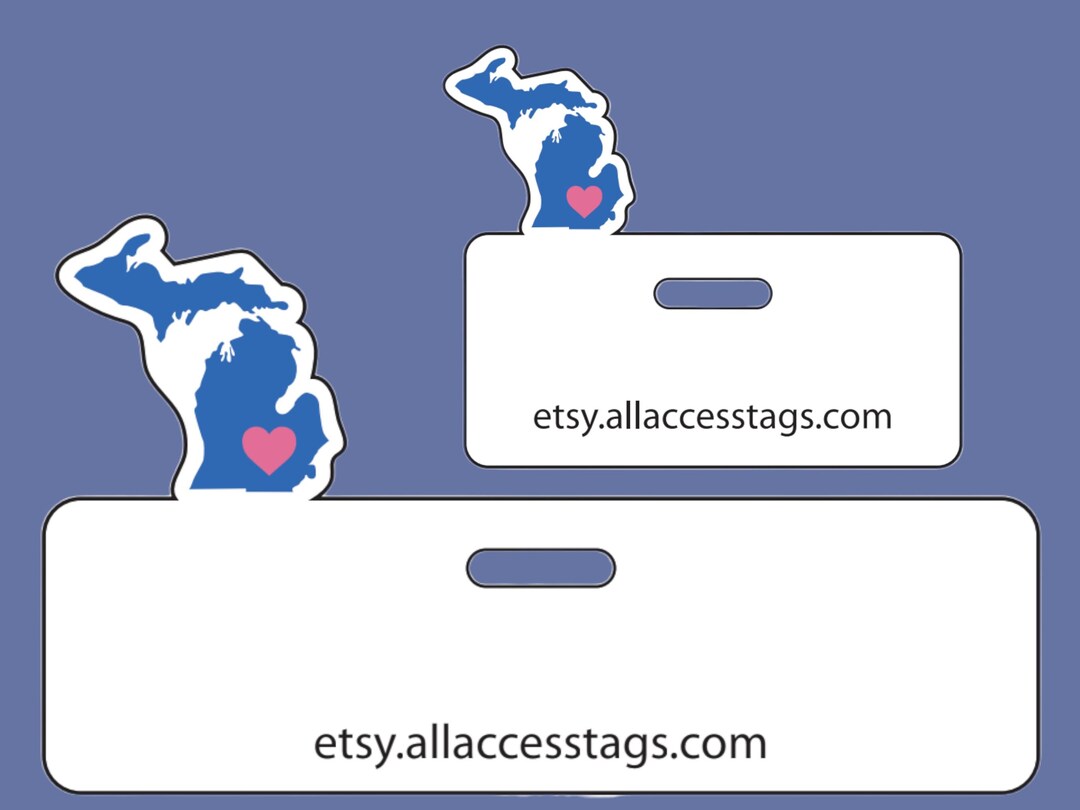 Michigan Badge Topper & Badge Flair - Etsy