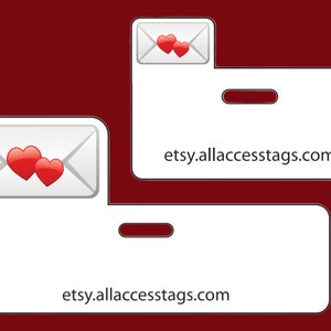 Valentijnsdagkaart Linker badgetopper en badgeflair