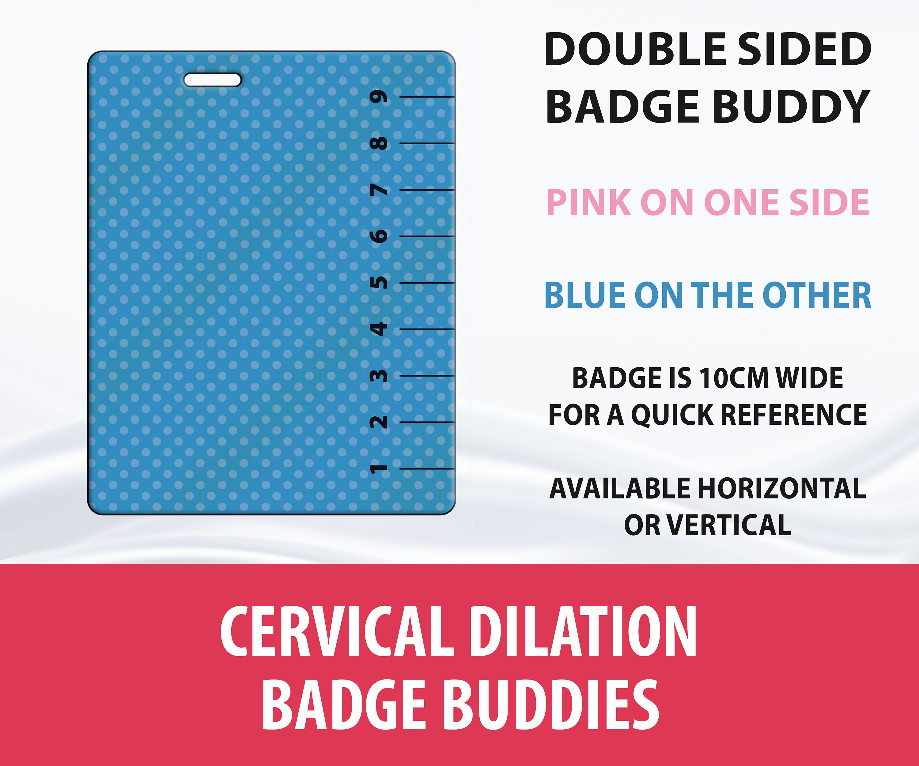 Cervical Dilation Badge Buddy Labor and Delivery Nurse Etsy