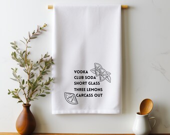 Dorit&#39;s Drink Order Tea Towel - Real Housewives