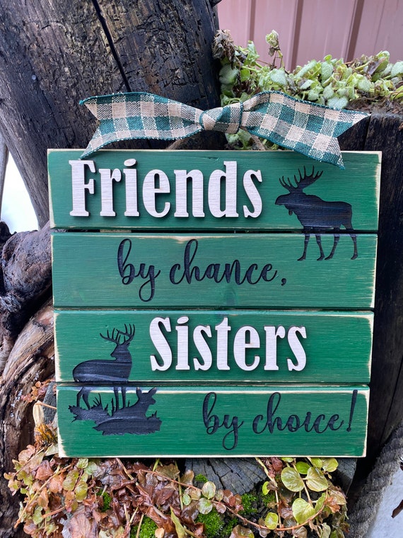 Friend gift /Sister gift idea / assorted colors / sign / Plaque for friends / gift idea / friend plaque / custom designs