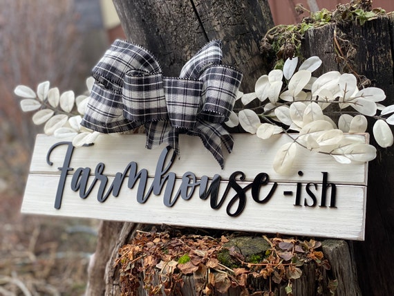 Farmhouse sign, Funny wall decorations, Black and white decor, Pallet sign, Modern decorations, Funny, Farmhouse-ish decorative wall decor