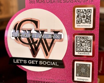 Vendor “Let’s get social” display