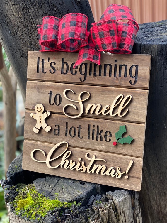 Smell of Christmas sign