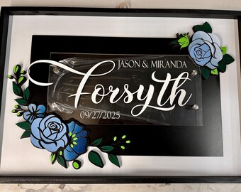 Personalized Wedding Name Sign | Custom Acrylic, Wood Sign | Handmade Keepsake, Personalized Realtor Name Sign | Gift ideas