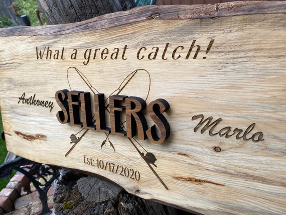 Rustic wedding sign, live edge wood gift, custom designed to fit your needs.