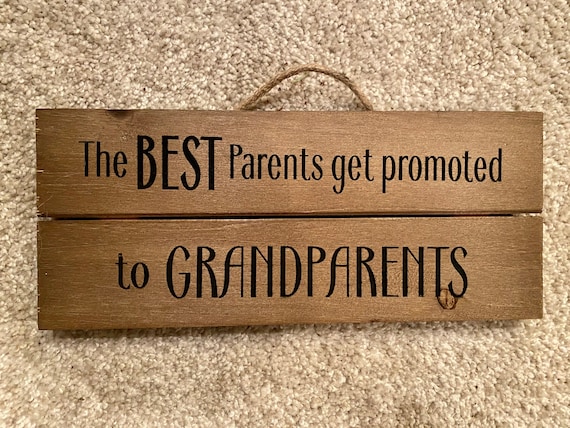 Wood Sign -The Best Parents, Wood Kitchen Sign, Wooden Sign, Gift, Home Decor, Kitchen Decor, Funny Sign, Grandparents, Laser Engraved sign