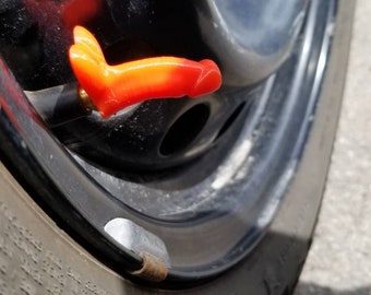 qty4 Blue Glow In The Dark Penis Valve Stem Dick Cap Perfect Prank //Gag Gift