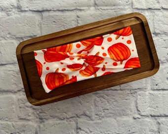 Pumpkin Orange Fall Halloween Adult Headband