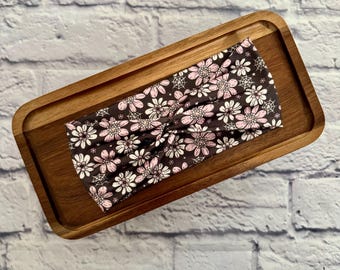 Flower Spider Web Fall Pink Halloween Adult Headband