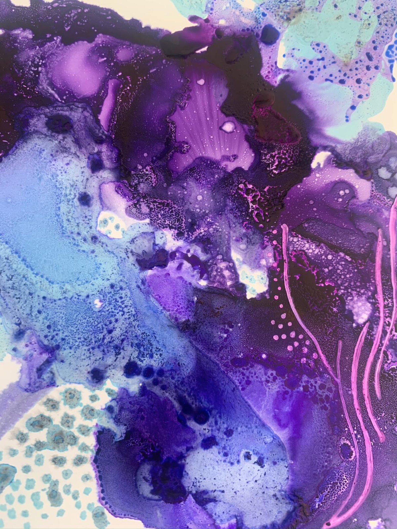 Abstract Art personalised gift artwork colourful Unique gift Etsy