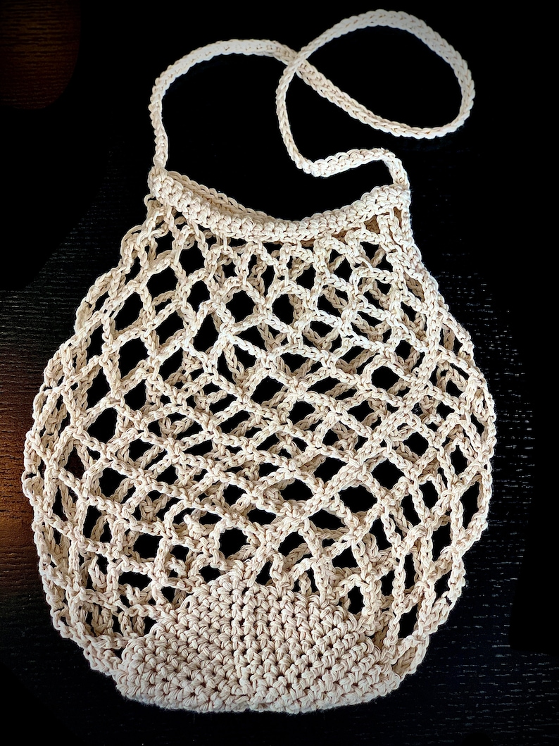 Crochet Market Tote Bag Crochet Pattern Easy and Beginner Friendly Etsy