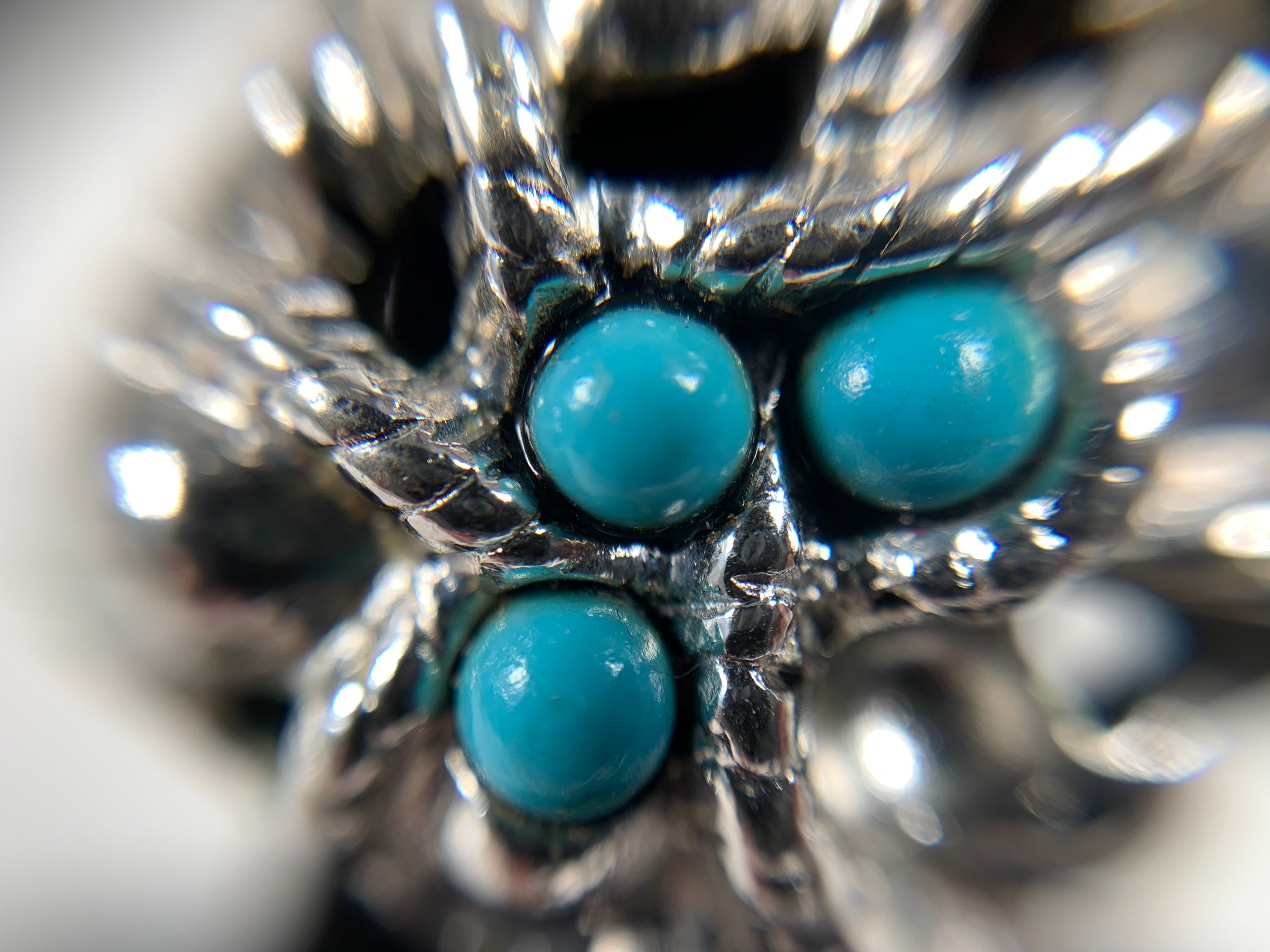 Vintage Avon Silver and Turquoise Ring. Size 7 1/2 - Etsy