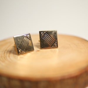 Vintage Copper Tone Cufflinks