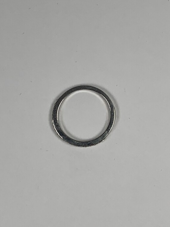 Size 5, Vintage Ring, Multiple Diamond Inlay, Sim… - image 4