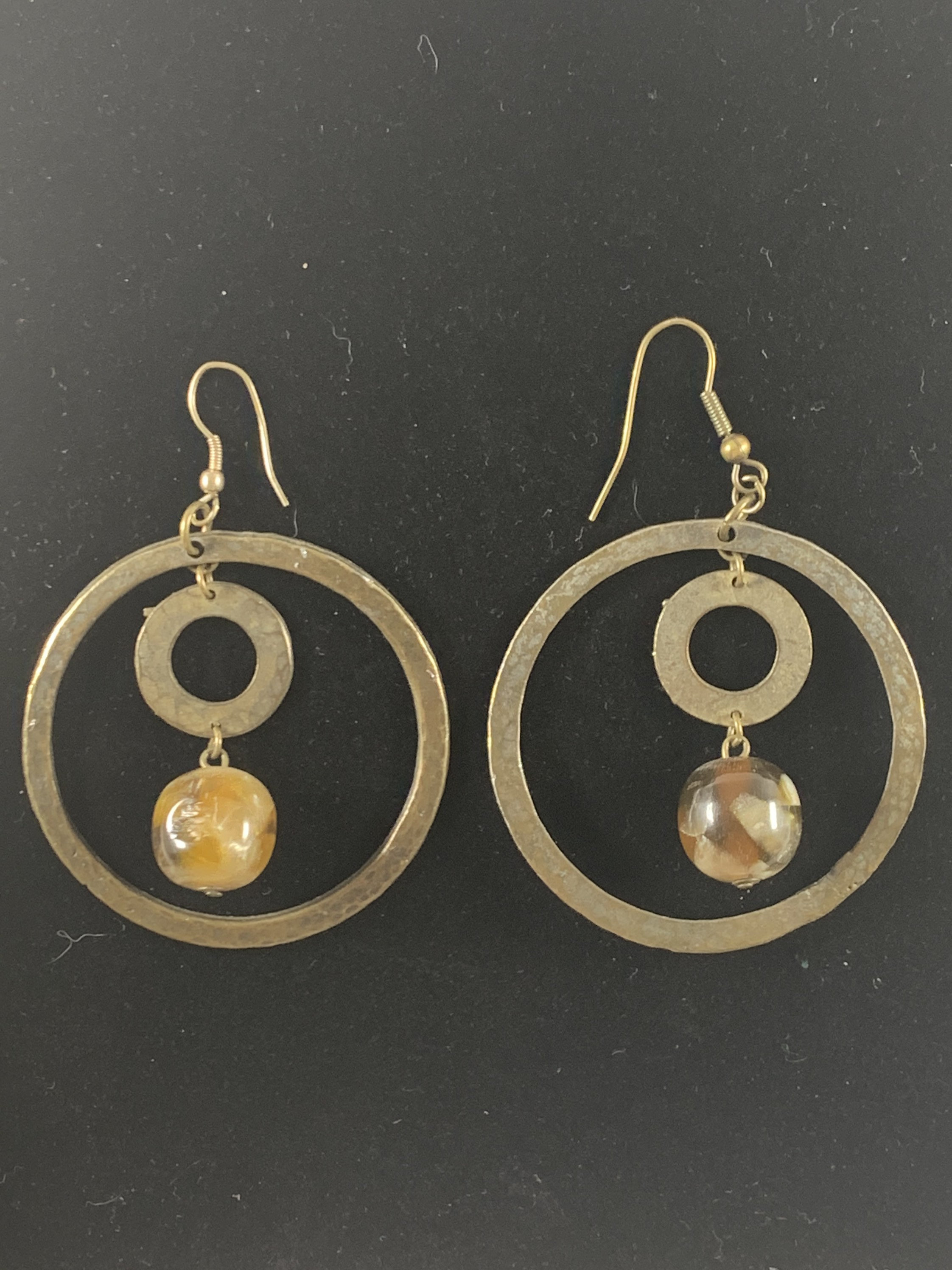 Vintage bronze dangle earrings Bronze Earrings Dangle | Etsy