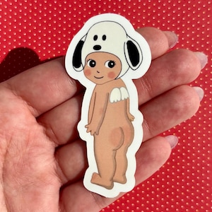 Snoopi Angel Sticker | Cute Vinyl Waterproof Stickers for Bullet Journal, Planner, Laptop, Water Bottle, Phone Case, Deco