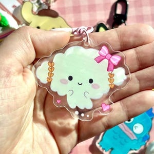 Sanri Acrylic Phone Charm | Kawaii Keychain with Clasp cogimyun