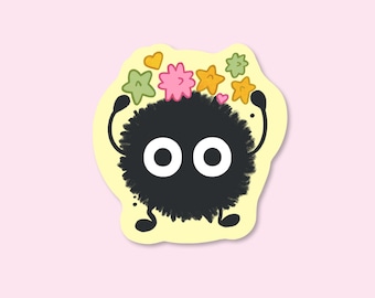 Soot Sticker: Glossy Waterproof Vinyl Decal