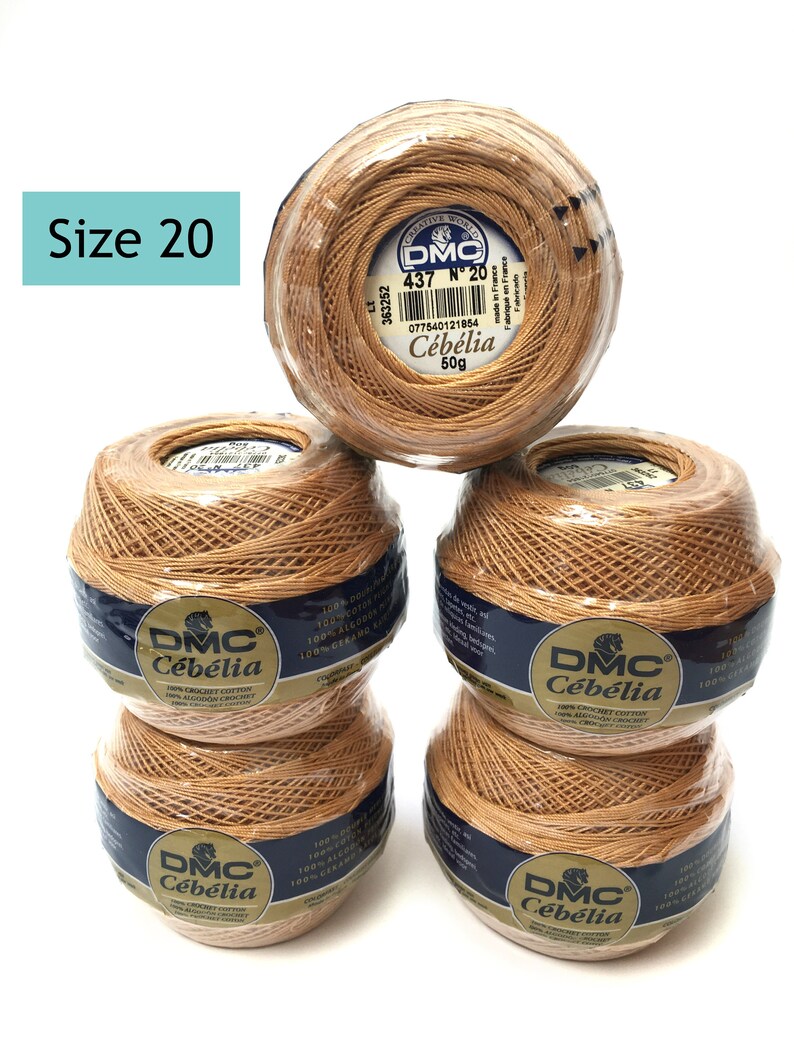DMC Cebelia Size 20 Crochet Tatting Thread Bead Crochet Etsy