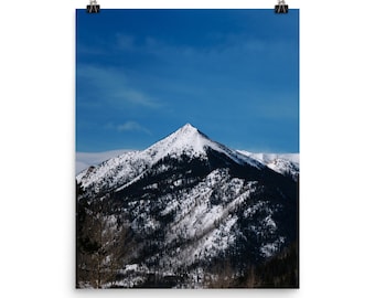 Winter Peak - Fine Art Print, Wall Art, Home Decor, Prints Wall Art, Landscape Print, Travel Photography